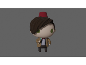 dr - 10th doctor chibi 11th figure 3d print model - Mito3D