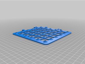 fio carretel organizador storex 12x12 projeto caixa costura armazenamento 3d print model - Mito3D