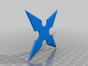ninja star 3d print model - Mito3D