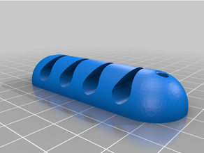 cable holder mounting holes 3d print model - Mito3D
