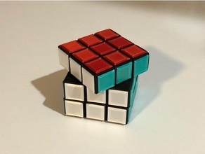 completamente 3d imprimible rubik's cubo rubik Cubo rompecabezas rubix retorcido 3d print model - Mito3D