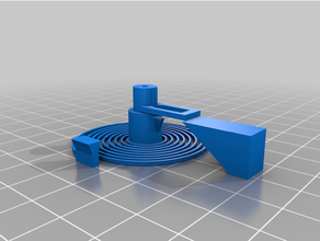 escapement spring pallet mod 3d print model - Mito3D