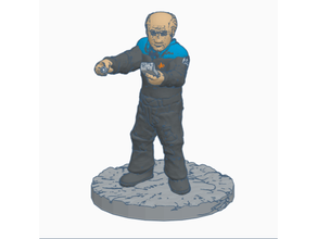 Arzt EMH 28mm 28mmscale Hologramm medizinisch Miniatur Miniaturen scifi Sternenflotte Star Trek Voyager Wanderung Reisende 3d print model - Mito3D