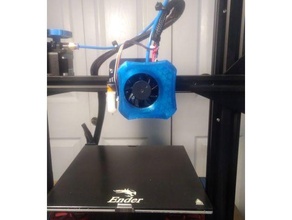 ender 3 v2 hot cover creality stock hotend mount 3d print model - Mito3D