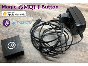 Magia matou botão recinto automação esp8266 residencial homebridge kit doméstico smartswitch tasmota Wi fi 3d print model - Mito3D