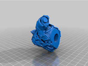 guerre abyssal armure Darksiders 3d print model - Mito3D