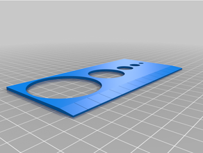 circles ruler 3d print model - Mito3D