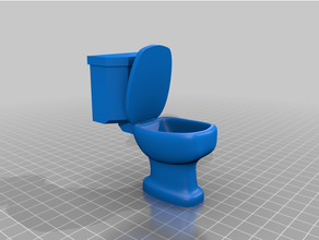 2020 toilet ornament art christmas decoration year 3d print model - Mito3D