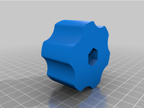star handle screw sterngriff 3d print model - Mito3D