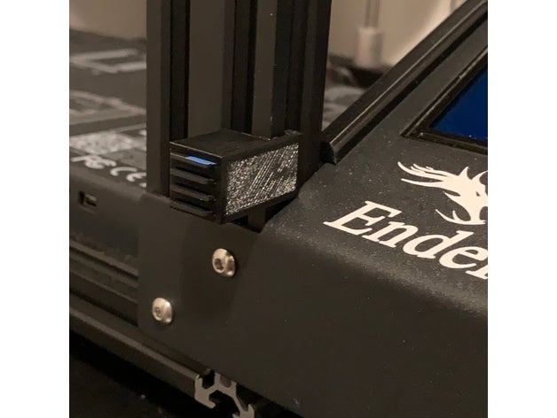 v slot compatto micro sd carta titolare supporto creality prusa tevo tronxy eccetera Accessori accessorio ender fondina organizzatore scheda SD 3D print model - Mito3D