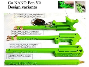 cu nano pen v2 antimicrobial biro combat coronavirus defend corona virus covid covid-19 covid19 19 health healthcare care notouch notouchchallenge notouchtool office stationary 3d print model - Mito3D