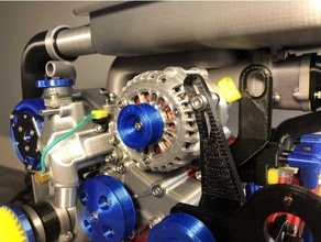 mazda rx7 22 alternator add-on engine 3d print model - Mito3D