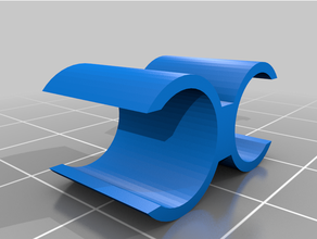 ferma tubos doppio braçadeira gokart kart tubo 3d print model - Mito3D