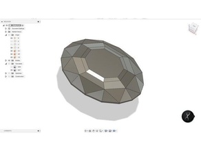 oval rubi cristal joias pedra preciosa joalheria 3d print model - Mito3D