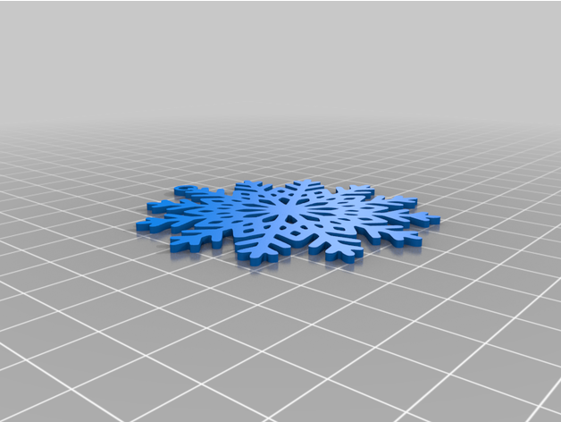 fiocco neve 3D print model - Mito3D