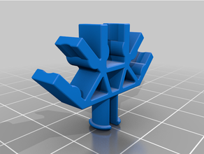 k'nex base espansione pacco ginocchio compatibile 3d print model - Mito3D