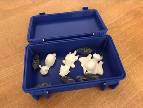 rugged waterproof box case storage 3d print model - Mito3D
