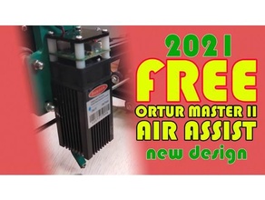 ortur master ii air assist axis level laser cutter engraver 3d print model - Mito3D