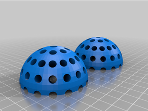 boule buracos 3d print model - Mito3D