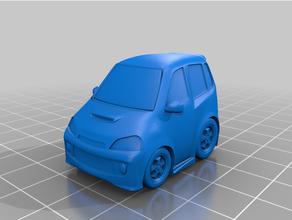 Daihatsu deformiert 3d print model - Mito3D
