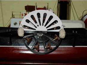 feathering paddle wheel 3d print model - Mito3D