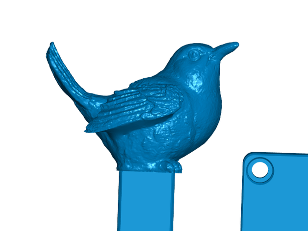 kuş posta kutusu bayrak binmek ikili gösterge 3D print model - Mito3D