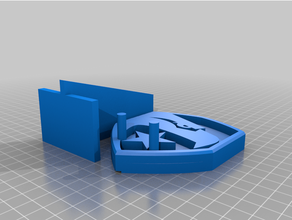 gi joe desafio moeda suporte 3d print model - Mito3D