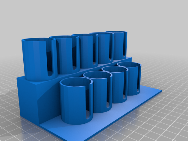 essential oils 10ml holder diffusers 3D print model - Mito3D