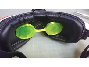 fatshark hdo2 lente proteger cobrir bainha proteção tampo mesa 3d print model - Mito3D