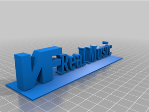 nf real música escritorio estante soporte 3d print model - Mito3D