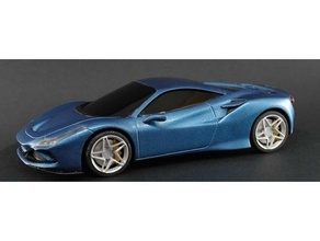 3d impressão Ferrari f8 tributo 3d print model - Mito3D