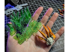 mech artiglio mani 3d print model - Mito3D