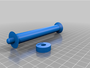 filament holder roller stand 3d print model - Mito3D