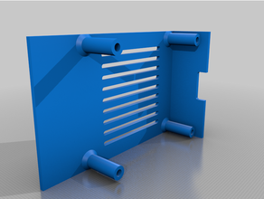 frambuesa pi 2 3 montar actualizado v2 Superior ventilaciones 3d print model - Mito3D