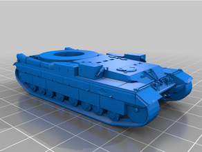 1 100 fv215b 183 tank yok edici 3d print model - Mito3D