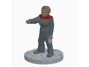 vaisseau spatial pont officier 28mm 28mmscale héroïque échelle miniature science fiction scifi espace Star Trek étoile randonnée 3d print model - Mito3D