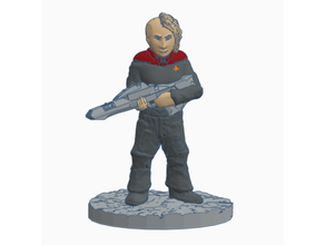 difícil flota estelar oficial 28mm 28mmscale rudo juegos mesa cyberpunk heroico escala miniatura ciencia ficción espacio Star Trek estrella emigrar 3d print model - Mito3D