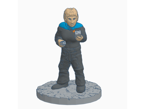 vulcan science officer 28mm 28mmscale miniature fiction scifi space startrek star trek voyager 3d print model - Mito3D