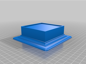 baseball display plinth cube tinkercad 3d print model - Mito3D