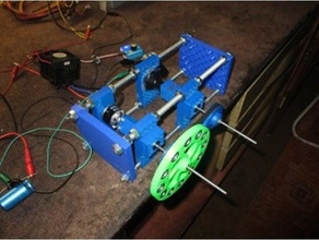 flywheel free energy device 3d print model - Mito3D