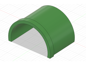 mario kart Vivo tubo puente redondeado circuito decoración verde nintendo 3d print model - Mito3D