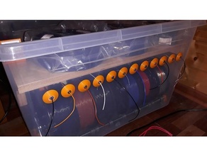 Filamenthalter Trockenbox trocken Box Filament Filamentbox Filamenthalterung Halter Unterstützung Spule trockenbox 3d print model - Mito3D