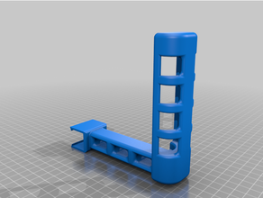 carretel suporte 20mm trilhos 3d print model - Mito3D