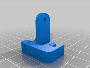 ender 3 v2 bltouch mount easy quick 3d print model - Mito3D
