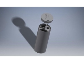 refugio subterráneo piña tapa tubo bateador tabaco 3d print model - Mito3D