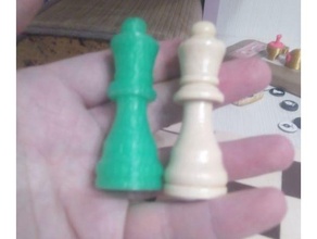 xadrez rainha 3d print model - Mito3D
