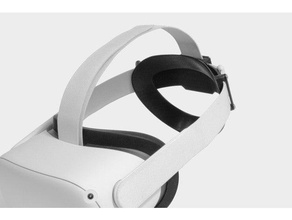 oculus quête 2 Avancée sangle vr casque 3d print model - Mito3D