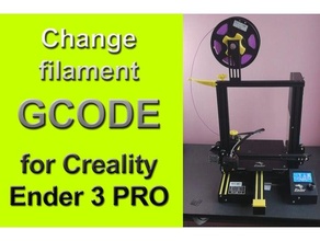 Veränderung Filament gcode Filo Cambio Filamento Belastung schnell entladen 3d print model - Mito3D