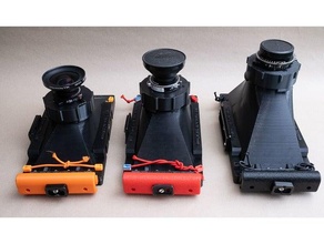 4x10 kamera willtravel4x10 90mm 120mm 180mm analog fotoğrafçılık film büyük biçim çarşaf filmi 3d print model - Mito3D