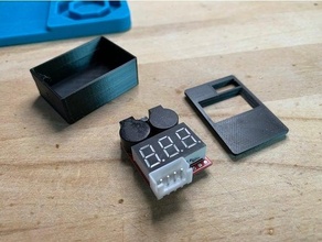 lipo checker buzzer case 2-3s - feiyue fy08 models 3d print model - Mito3D
